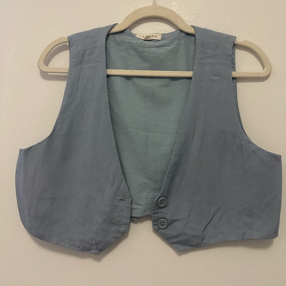 La Hearts Light Blue Top